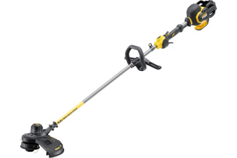 Коса/кусторез FLEXVOLT 18/54 В, BRUSHLESS, леска 2 мм, захват 38 см, нож,  без акк. и ЗУ DeWalt