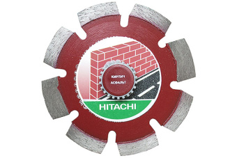 HITACHI Алмазный диск по кирпичу и асфальту    Ø115X22.23MM, тип CA 