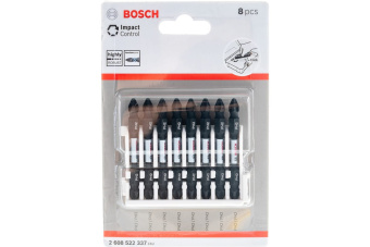Набор двухсторонних ударных бит Bosch Impact Control PH2/PH2 (8 шт.) 2608522337 