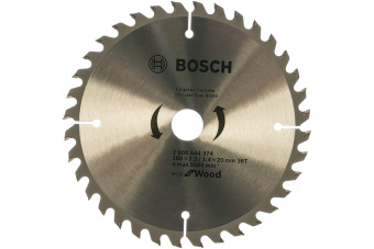 Пильный диск ECO WOOD (160x20 мм; 36T) Bosch 2608644374