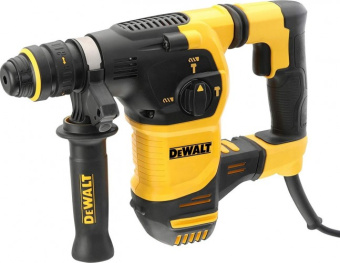 Перфоратор D25334K-QS SDS-plus + патрон БЗП, 950 Вт, 3 режима, 3,5 Дж DeWalt