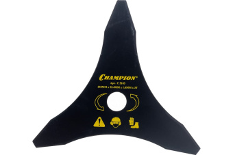 CHAMPION Нож для жесткой травы  3/255/25,4 (тип В) (125R,235R,FS80,85,100,120,FR85,350,450) C5103 Но