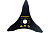 CHAMPION Нож для жесткой травы  3/255/25,4 (тип В) (125R,235R,FS80,85,100,120,FR85,350,450) C5103 Но