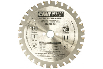 Диск пильный 160x20x2,0/1,6 0° FWF Z=30 226.030.06H CMT