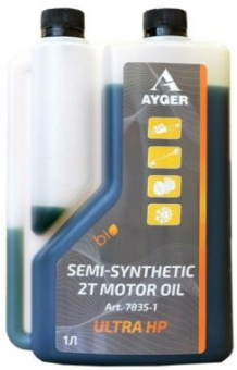 AYGER Масло моторное для 2-тактных двигателей полусинтетическое API TC 1л (дозаторная канистра 33000