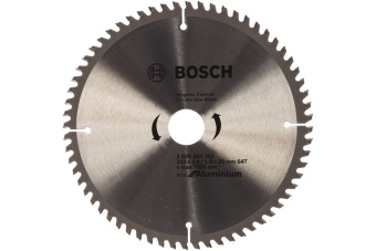 Пильный диск eco alu/multi 210х30-64т BOSCH 2 608 644 391